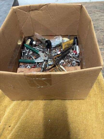 MISC BOLTS, SCREWS, CASTERS, PLANT SNIPS image