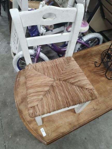 KIDS CANE BOTTOM CHAIR 12 INCHES FLOOR TO SEAT