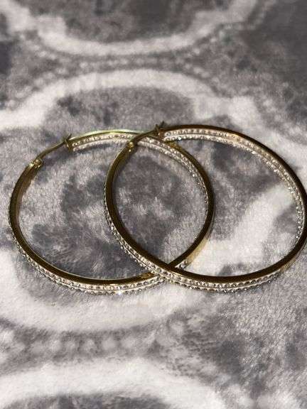 LARGE HOOP EARRINGS image
