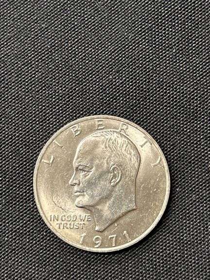 1971 Eisenhower One Dollar Coins - Lot of 4