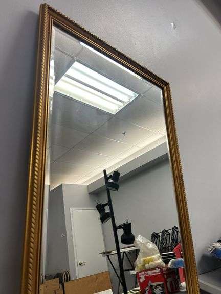 Gold Framed Wall Mirror