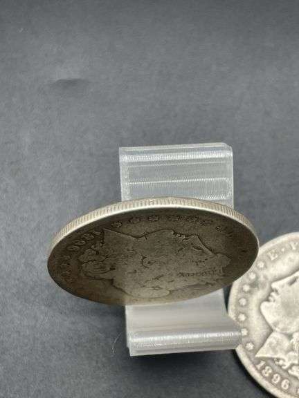 TWO MORGAN SILVER DOLLARS