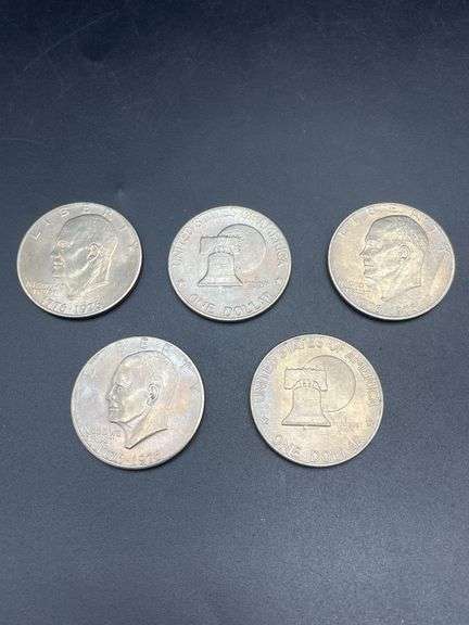 EISENHOWER LIBERTY BELL MOON DOLLAR COINS
