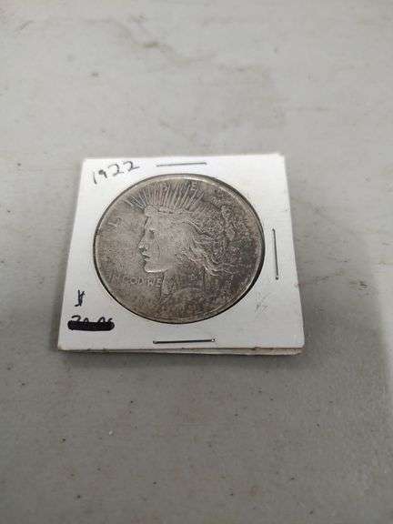 1922 PEACE SILVER DOLLAR image
