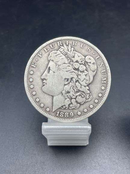 TWO MORGAN SILVER DOLLARS