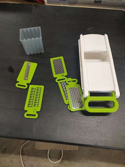 SLICER GRATER WITH ATTACHMENTS
