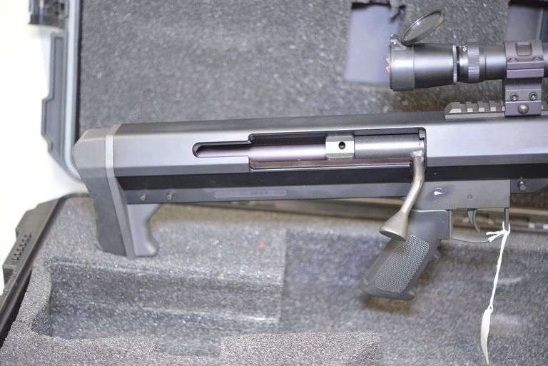 Barrett Firearms Model 99 Bolt Action Rifle In .50 BMG Caliber With 4.5-14 Power Leupold Scope,