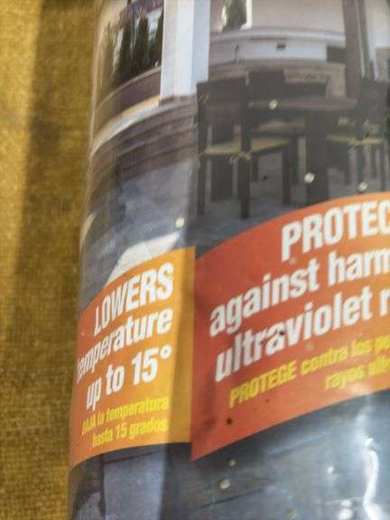 SUNSCREEN FABRIC.  NEVER OPENED  6FT X 20 FT
