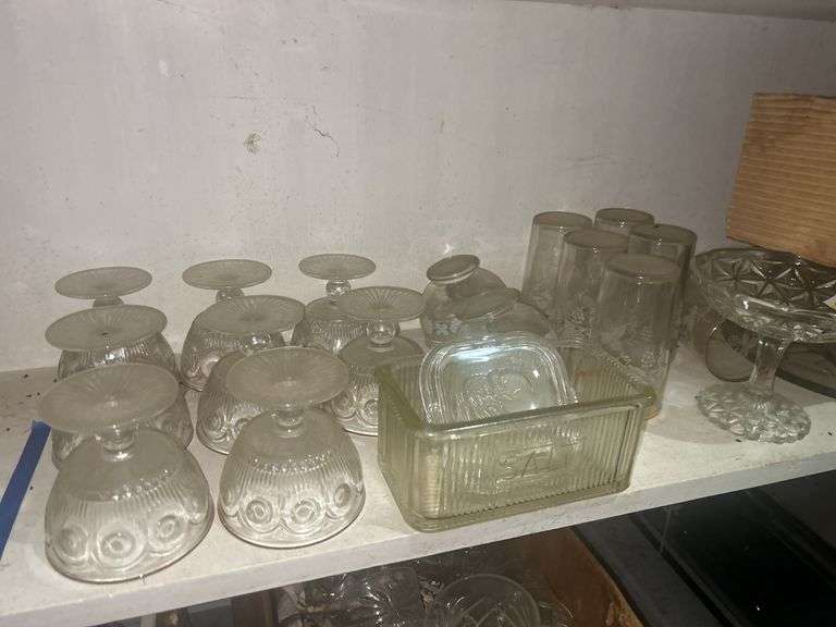 Assorted Glassware: Cups, Serving Dishes, and More image