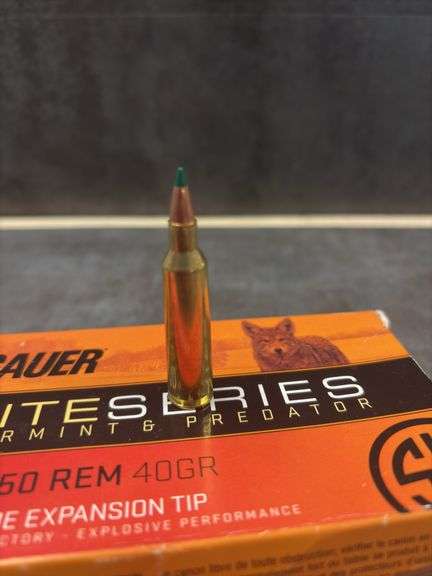 SIG SAUSER 22-250 REM 40 GR