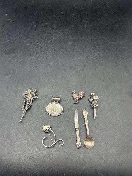 Silver Brooch and Pendant Collection image
