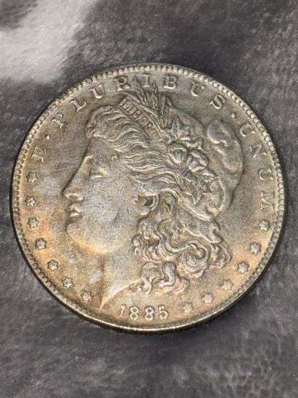 MORGAN SILVER DOLLAR REPLICA 1885 image
