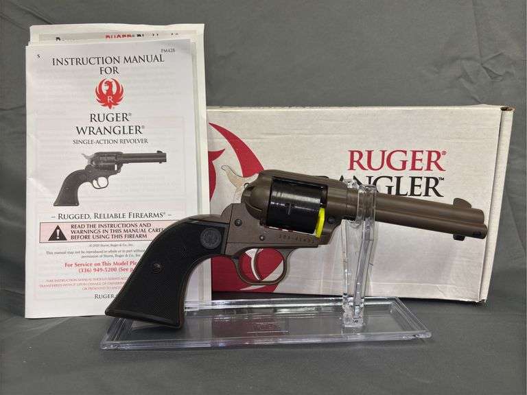 Ruger Wrangler .22LR Single-Action Revolver with Box and Manual