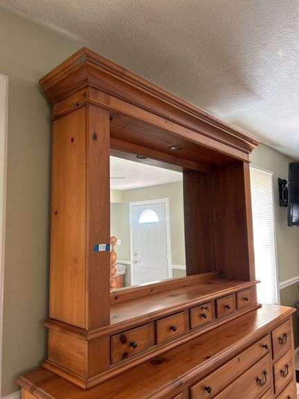Virginia House Wooden Dresser with Mirror