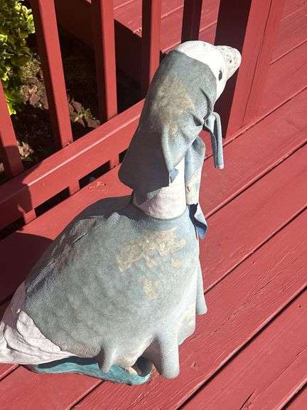 Decorated Concrete Goose Outdoor Decoration