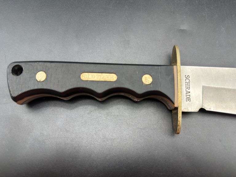 Schrade Old Timer Bowie Knife with Sheath