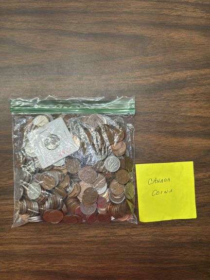 Bag of Assorted Canadian Coins