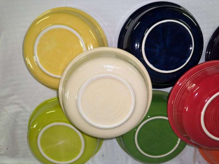 Fiesta Ware Bowls - Assorted Colors - Set of 11