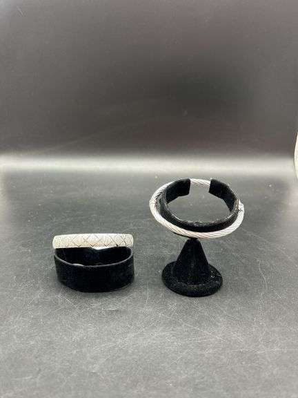 Two Ladies' Sterling Silver Bracelets image