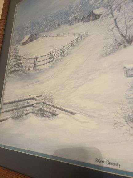 Fred Thrasher "Silent Serenity" Framed Print, Signed and Numbered