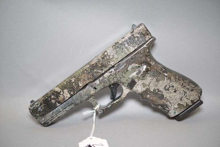 Glock Model 20 GEN 4 Camo Pistol In 10 MM Caliber,