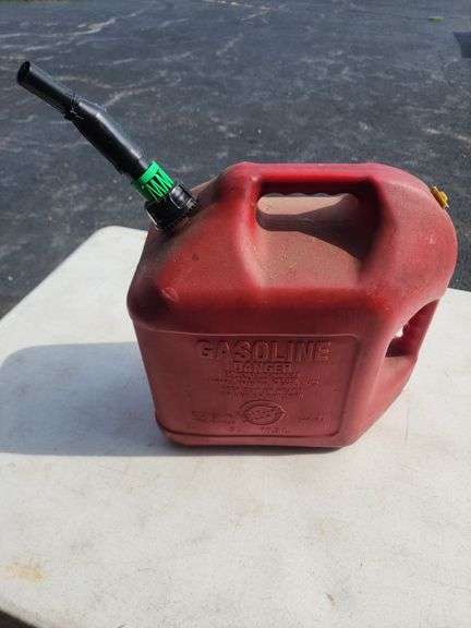 Red Gasoline Fuel Can image