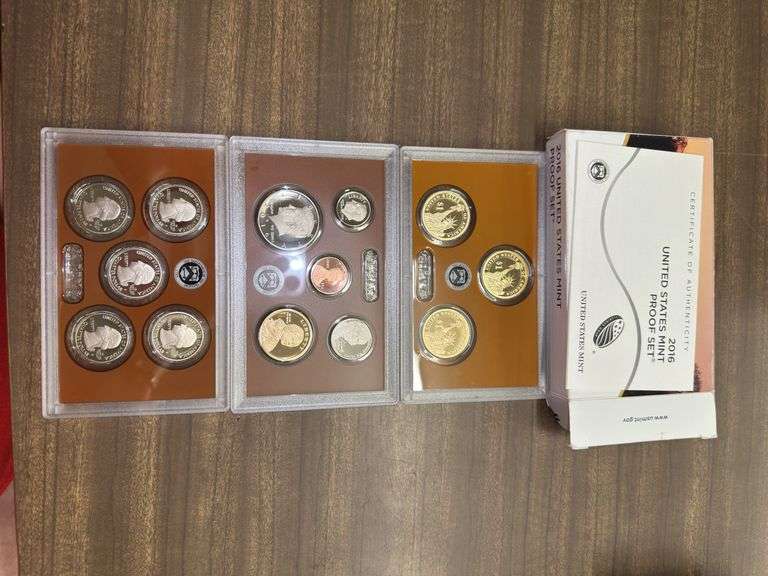 2016-2018 US Mint Proof Sets - 3 Years