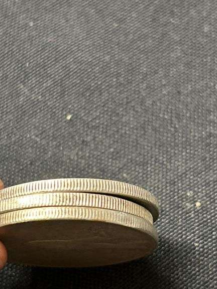 Three 1923 Peace Silver Dollars