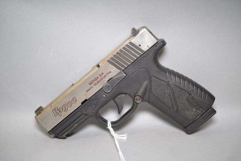 Bersa Model BP9CC Pistol In 9X19MM Caliber,