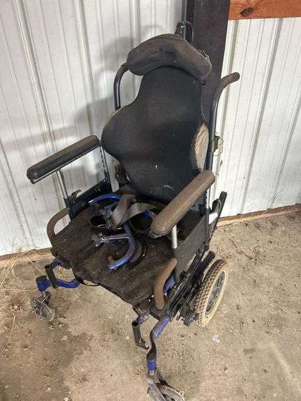Quickie Wheelchair - Black and Blue image