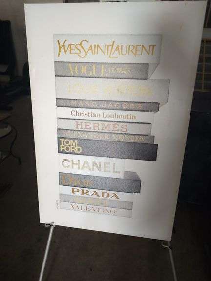 GUCCI - LOUIS VUITTON AND OTHERS WALL HANGING PRINT - 20X30