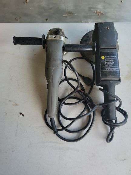 Black & Decker Sander/Polisher and Porter Cable Grinder Combo image