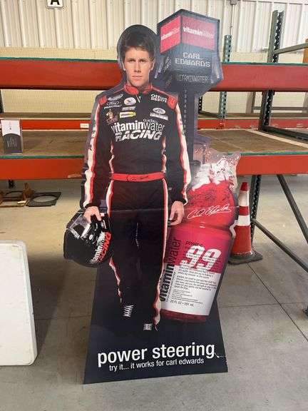Carl Edwards Vitaminwater Racing Cardboard Standee Display image
