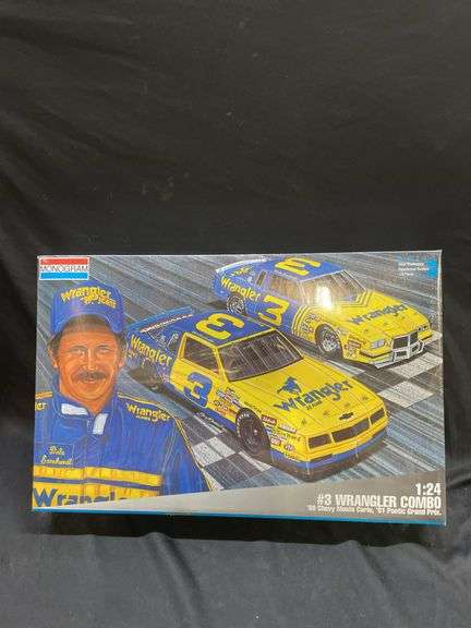 Monogram #3 Wrangler Combo Dale Earnhardt 1:24 Scale Model Kit