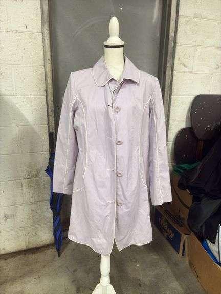 JLO BY JENNIFER LOPEZ- WOMENS TRENCH COAT-SIZE LARGE- NWT-