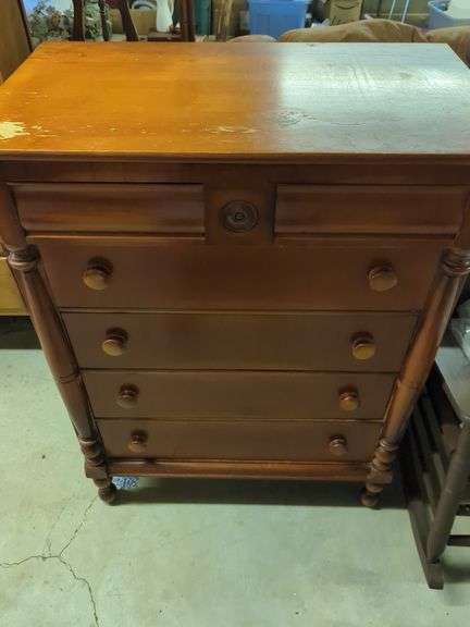 Wood Chest of Drawers
