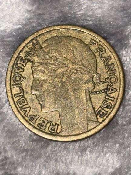 1941 2 FRANCS COIN image