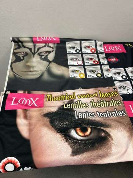 LOX Theatrical Contact Lenses Advertising Banner