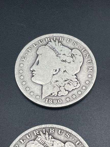FOUR MORGAN SILVER DOLLARS