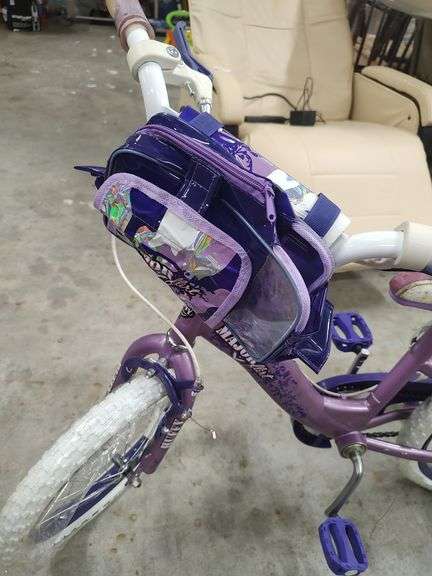GIRLS 16 INCH HUFFY MAJOR FLIRT BICYCLE WITH TRAINING WHEELS
