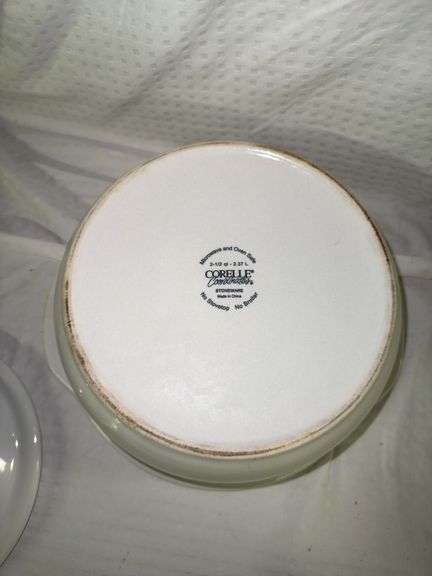 Corelle Coordinates Stoneware Covered Casserole Dishes Set