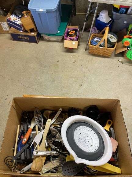Kitchen Utensils, Knife, Thermometer, and Ronson Lighter