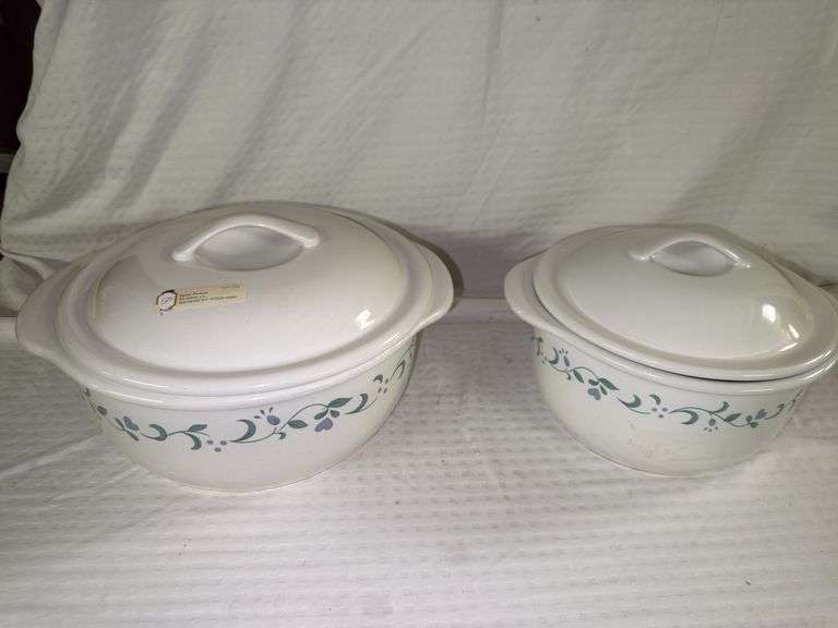 Corelle Coordinates Stoneware Covered Casserole Dishes Set