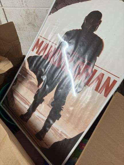 BOX OF KIDS MISCS AND MANDALORIAN POSTER image