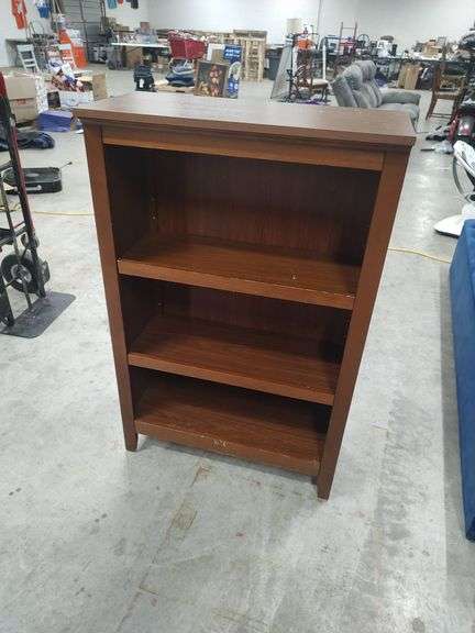 3 SHELF BOOKCASE - 31X14X48