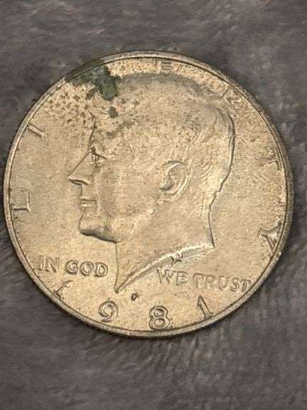 1981 KENNEDY HALF DOLLAR P image