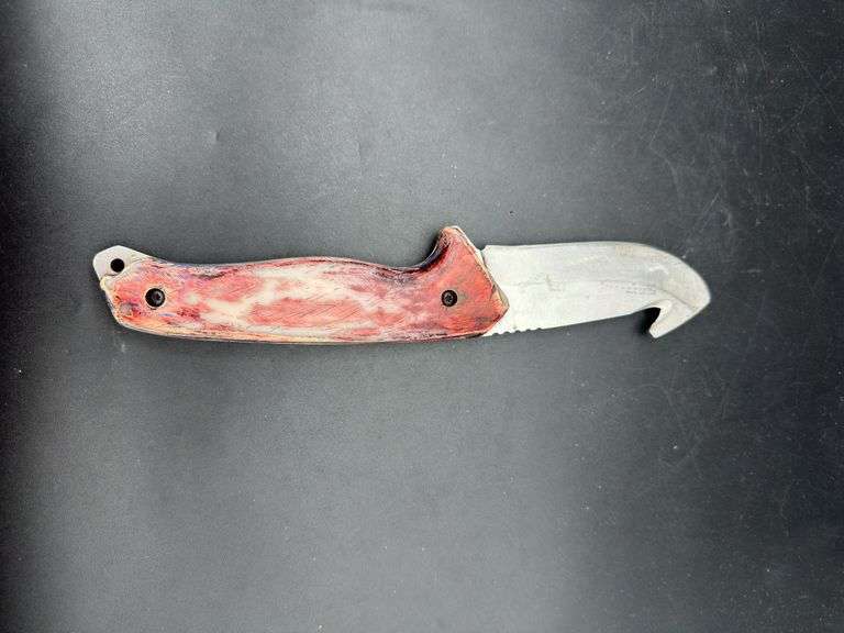 Mossy Oak Gut Hook Knife with Sheath