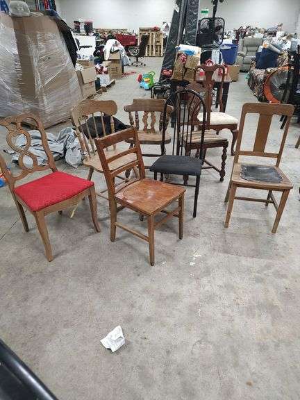 8 CHAIRS - NON MATCHING