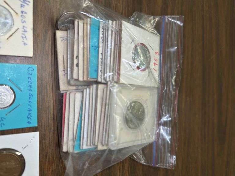 Mixed Foreign Coin Collection - Various Countries and Denominations