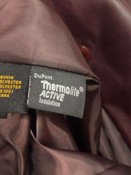 WOMENS-COLEHAAN- CABERNET LEATHER- COAT-SIZE M-